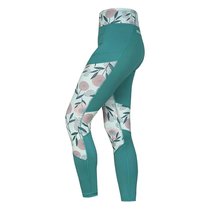 Ocun Women's Rhea Leggings in Green Porcelain-2