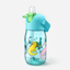 Zoku Flip Straw Bottle in Teal Dino