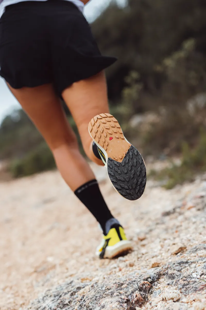 Salomon Sense Ride 5 Men's Trail Running Shoe in Vanilla Ice/Sulphur Spring/Black-7