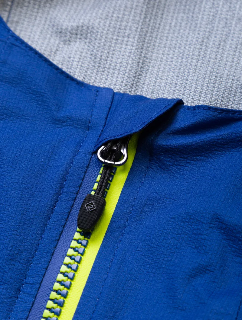 Ronhill Tech Fortify Men's Waterproof Running Jacket in Ocean/Citrus-12