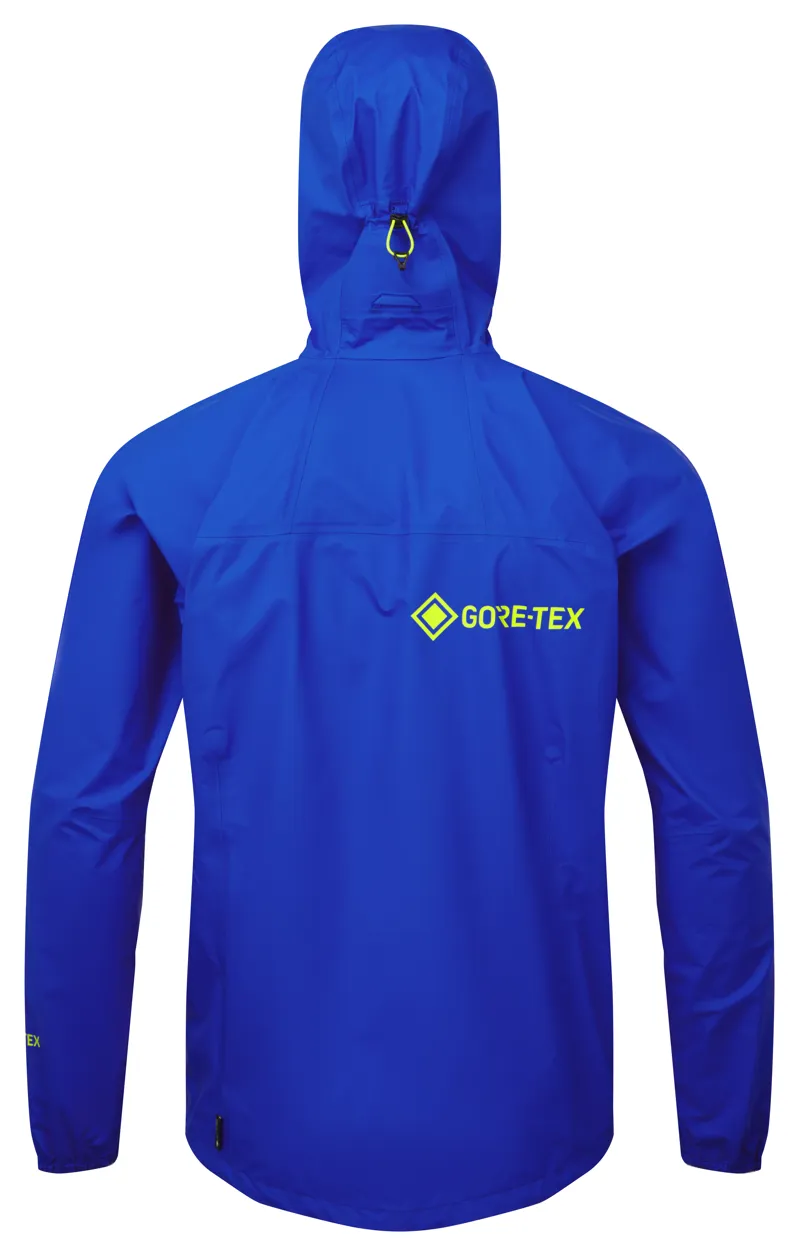 Ronhill Tech Gore-Tex Mercurial Men's Waterproof Running Jacket in Azurite/Citrus-1