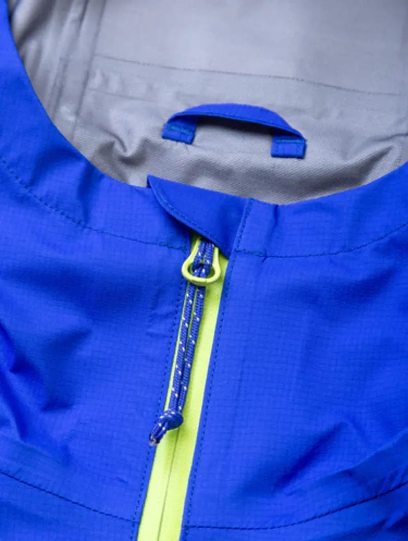 Ronhill Tech Gore-Tex Mercurial Men's Waterproof Running Jacket in Azurite/Citrus-10