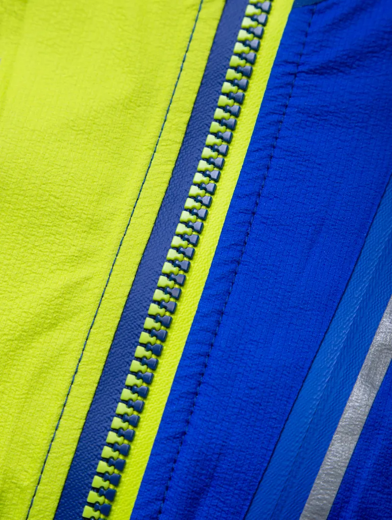 Ronhill Tech Fortify Men's Waterproof Running Jacket in Ocean/Citrus-8