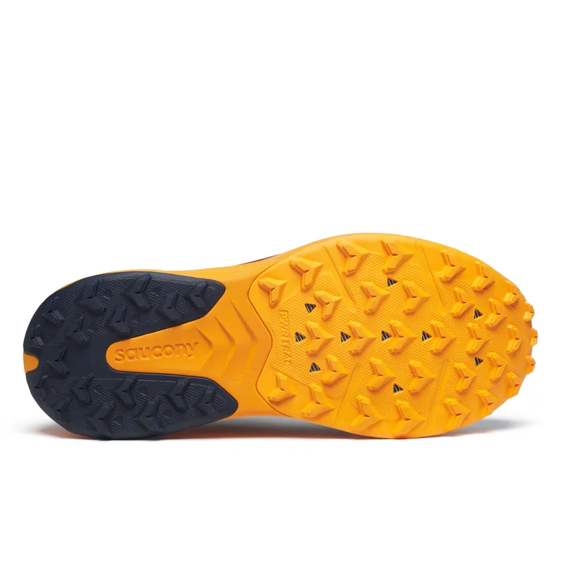Saucony Xodus Ultra 3 Men's Trail Running Shoe in Navy/Peel-1