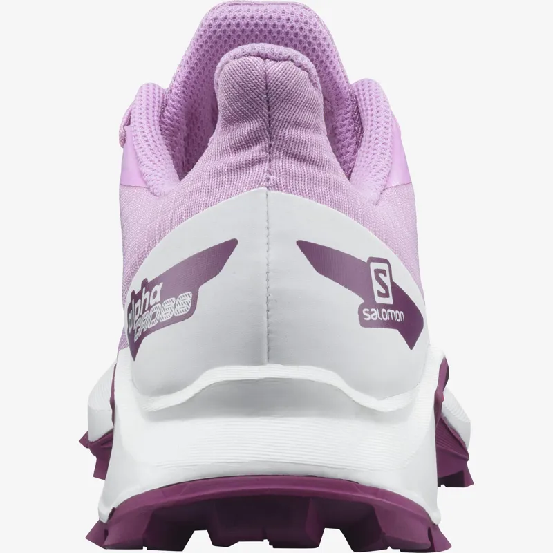 Salomon Alphacross Blast Junior Running Shoe Orchid/White/PlumCas