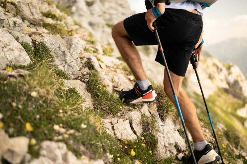 Salomon S/LAB Skyway Unisex Hiking Shoe in Black/White/Blue Danube-9