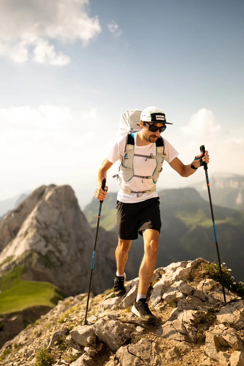 Salomon S/LAB Skyway Unisex Hiking Shoe in Black/White/Blue Danube-11