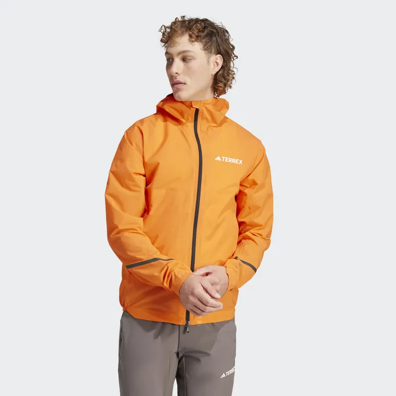 adidas Terrex Xperior 2.5L Light RAIN.RDY Jacket in Semi Impact Orange-1