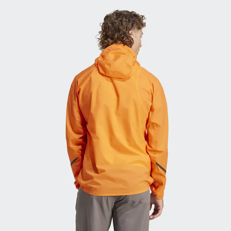 adidas Terrex Xperior 2.5L Light RAIN.RDY Jacket in Semi Impact Orange-3