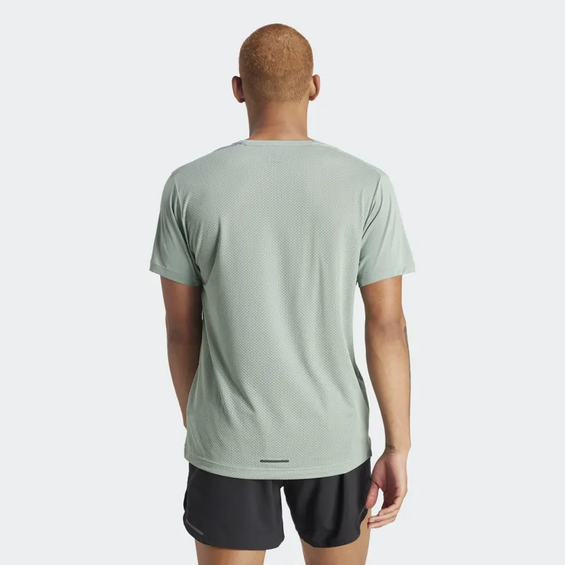 adidas Terrex Men's Agravic Trail Running T-shirt in Silver Green-3