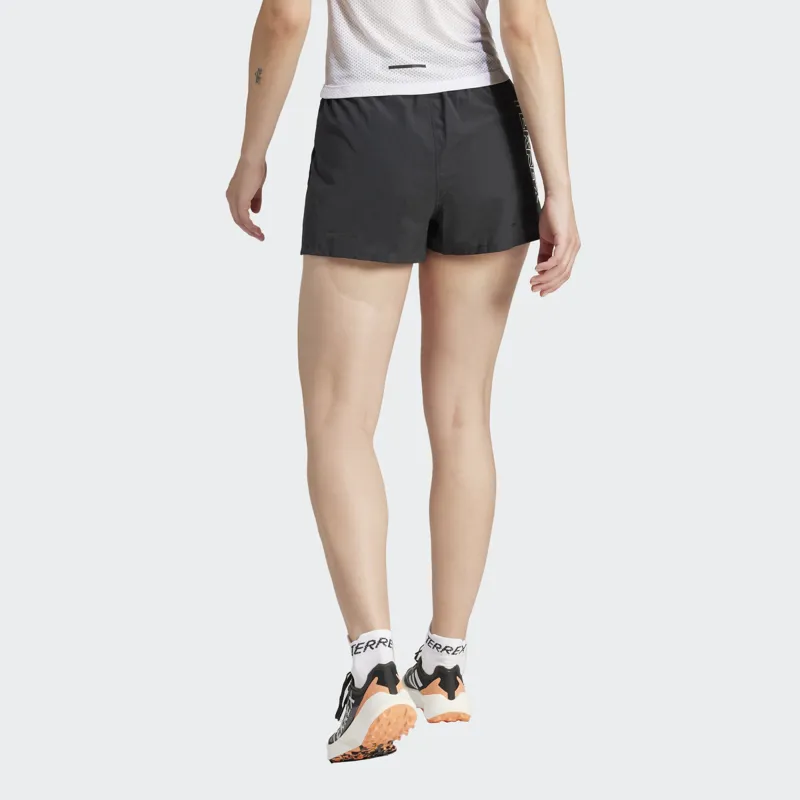 adidas Terrex Techrock Women's Pro Trail Shorts in Black-2